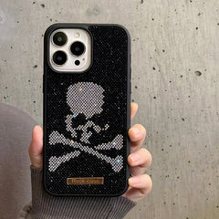 Glitter skull case for iphone