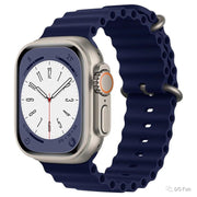 استراب ساعه من السليكون مضلع متوافق مع ساعات ابل 42\44\45 strap slicone for apple watch size 42\44\45