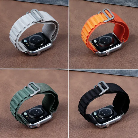 Ultra naylon strap for apple watch size 42/44/45/49