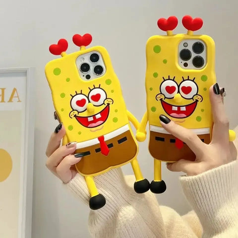 Sponge pop silicone case for iphone