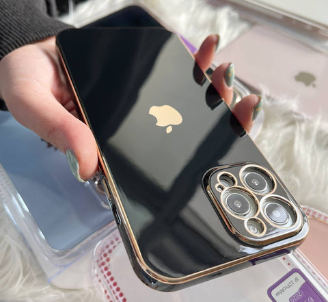 kaou orginal Gold Lens Protection Case for iPhone