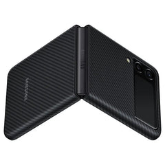 Fiber carbon case for samsung flip