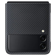 Fiber carbon case for samsung flip