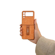 HDD leather case for samsung flip  3