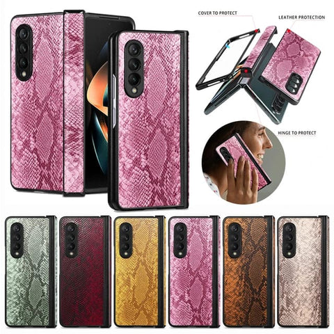 New design leather case for samsung fold 3/4/5