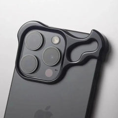 Aluminium alloy bumper case with camera lens protector