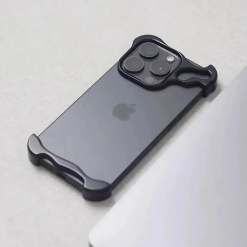 Aluminium alloy bumper case with camera lens protector