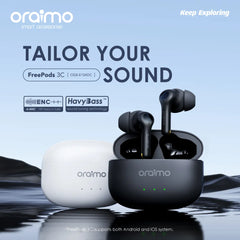 oraimo FreePods 3C سماعات الأذن اللاسلكية بخاصيه الغاء الضوضاء من شركه اورايمو