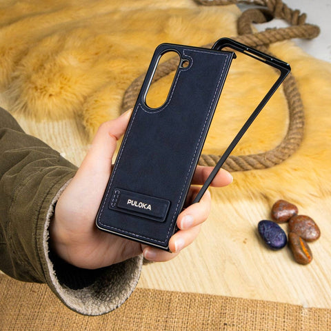 Fold 5 , 4 PUOLKA LEATHER CASE