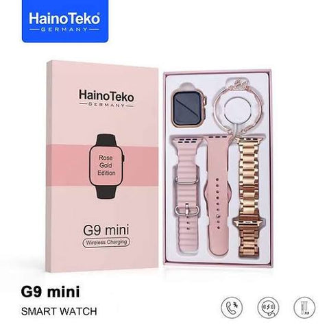 Hainoteko G9  smart watch with 3 straps and gift