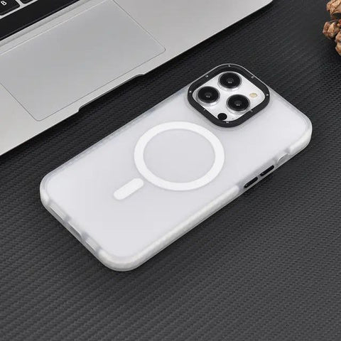 Magsafe Wireless Charging Cover for iphone 13 pro with metal Camera Protection