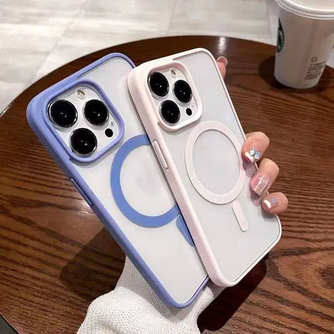 جراب لهاتف ايفون ١١ يدعم الشحن اللاسلكي ماجسيف مضاد للصدمات  magsafe case for iphone 11