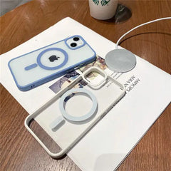 جراب لهاتف ايفون ١١ يدعم الشحن اللاسلكي ماجسيف مضاد للصدمات  magsafe case for iphone 11