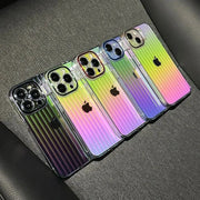 Gradient Colors Laser Clear Case for iphone 11