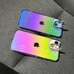 Gradient Colors Laser Clear Case for iphone 13 pro max