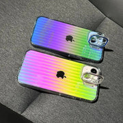 Gradient Colors Laser Clear Case for iphone 15 pro max