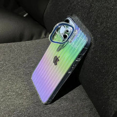 Gradient Colors Laser Clear Case for iphone 14 pro max