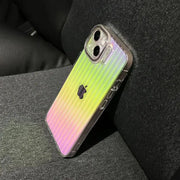 Gradient Colors Laser Clear Case for iphone 12 pro max