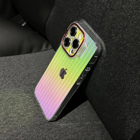 Gradient Colors Laser Clear Case for iphone 13 pro max