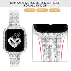 diamond strap and cover for apple watch