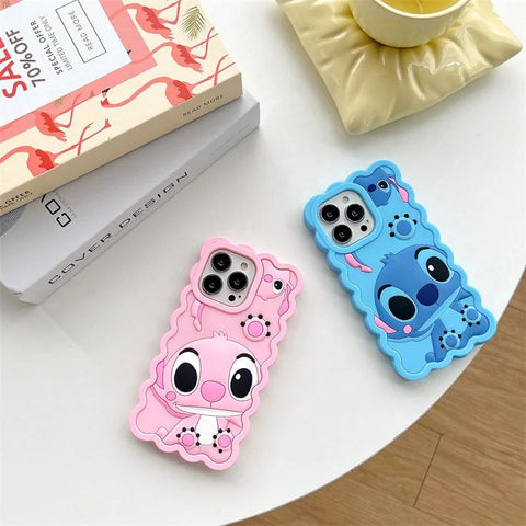 stitch slicone case high protection for iphone