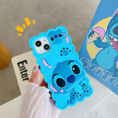 stitch slicone case high protection for iphone