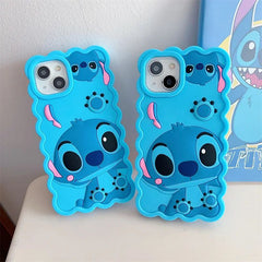 stitch slicone case high protection for iphone