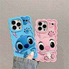 stitch slicone case high protection for iphone