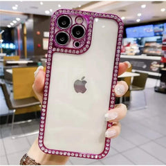 diamond transperent case for iphone