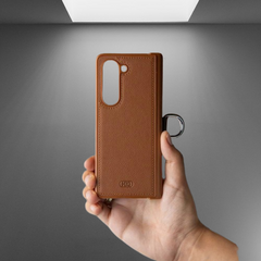 hdd LEATHER CASE for samsung fold