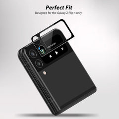 عدسة زجاجية لحماية كاملة لكاميرا جالكسي زد فليب 4 - اسود  Samsung Galaxy Z Flip 4 camera lens protector